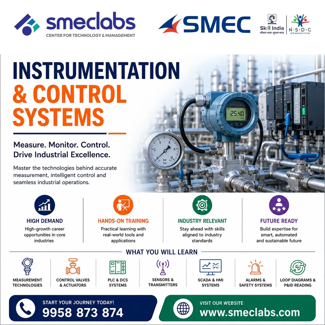 Instrumentation Course Overview Best Instrumentation courses No1 Training Centre in kerala