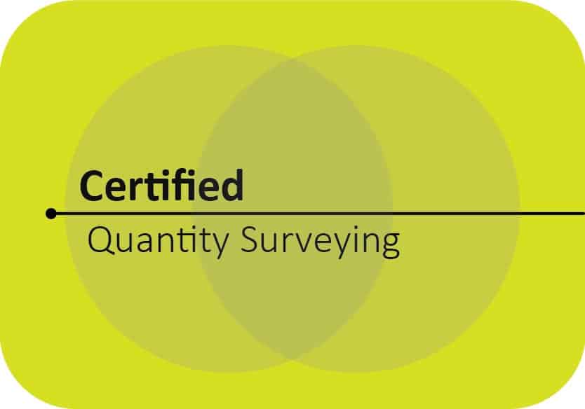 certified quantity surveying training